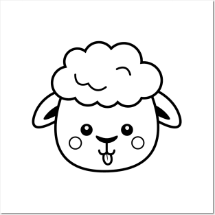 Lamb Cheeky Sheep Posters and Art